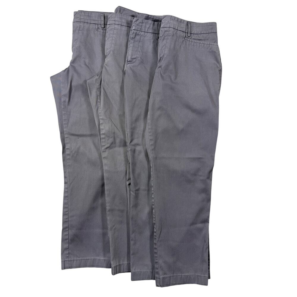 Doc & Amelia by Cintas LOT of 4 Straight Leg Women's Pants Size 6 Petite Stretch